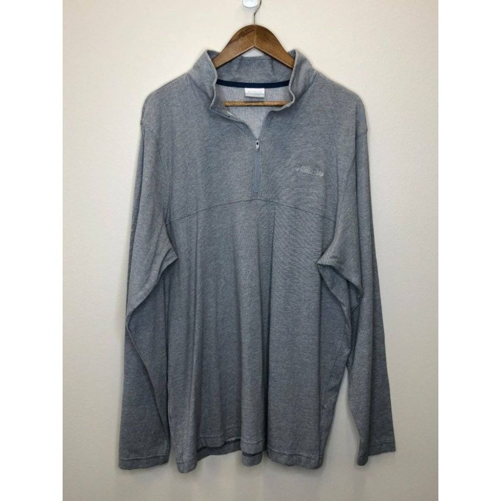 Columbia Men's Sportswear 1/4 Zipped Shirt Gray XL